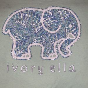 Pastel Green Long Sleeve Ivory Ella T-Shirt